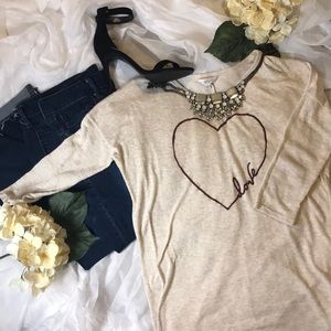 Charming Charlie Love Top